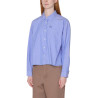 Chemise OBEY W’ Leisure Stripe Shirt Blue Multi – Streetwear Femme
