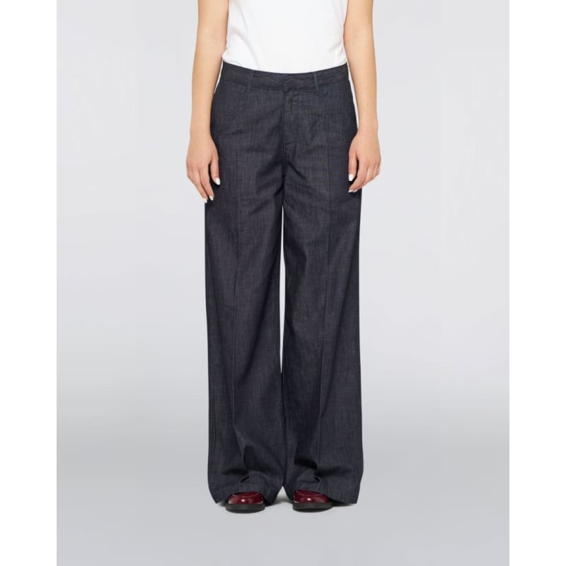 Pantalon EDWIN W’ Harper Pant Blue Denim – Streetwear Femme