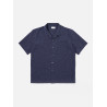 Universal Works Road Shirt Navy – Chemise Lin Homme Été