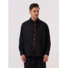 Universal Works Travail Overshirt Black – Surchemise Tropical Suiting Homme