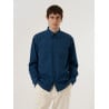 Universal Works CPO Shirt Navy – Chemise Popeline Bio Homme
