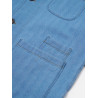 Universal Works Bakers Overshirt Washed Indigo – Surchemise Herringbone Homme