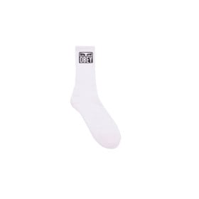 OBEY EYES ICON SOCKS WHITE