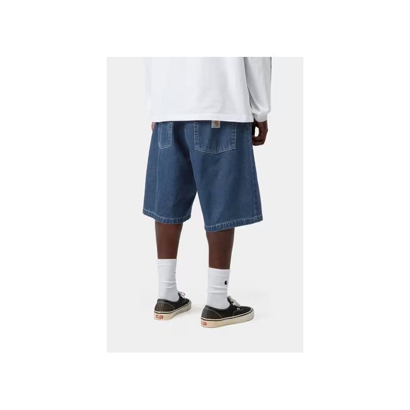 Carhartt WIP Brandon Short Blue Stone Washed – Short Denim Loose