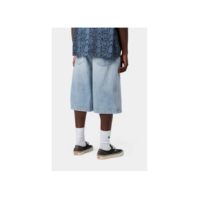 Carhartt Langdon Short Blue Bleached – Short Denim Workwear