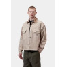 Carhartt WIP Prescott Shirt Jac String Leather – Veste chemise homme en coton canvas