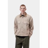 Carhartt WIP Prescott Shirt Jac String Leather – Veste chemise homme en coton canvas