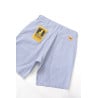 Service Works Part Timer Short Seersucker Navy | Short Workwear Homme