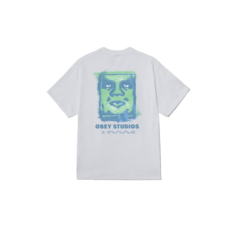 OBEY Chalky Tee WHITE | T-shirt Streetwear Blanc Homme