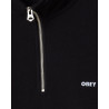 OBEY Bold Works Mock Neck Black – Sweat Col Montant Homme