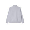 OBEY Bold Works Mock Neck Ash Heather – Sweat Col Montant Homme