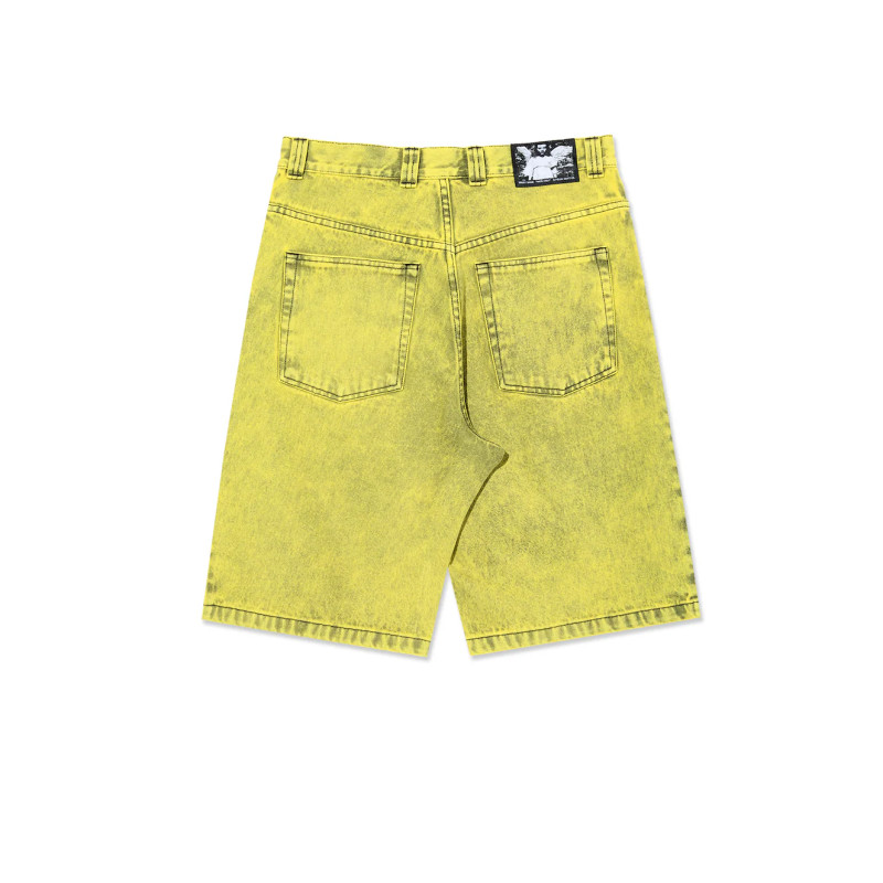 POLAR SKATE.CO SHORTS ANGEL CHILD LEMON BLACK