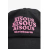 Bisous Skateboards Grease Cap Black | Casquette Noire Ajustable
