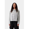 Carhartt WIP W’ Mercer Chore Coat Stripe Graphite Stone