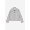 Carhartt WIP W’ Mercer Chore Coat Stripe Graphite Stone