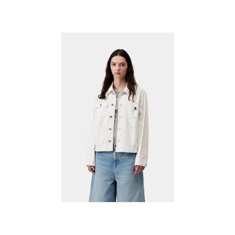 Carhartt WIP W’ Mercer Chore Coat Stripe Graphite