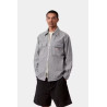 Carhartt WIP Mercer Shirt Graphite Wax Stone Washed – Chemise Workwear