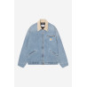Carhartt WIP OG Detroit Jacket Blue Dusty H Brown – Veste Workwear Iconique