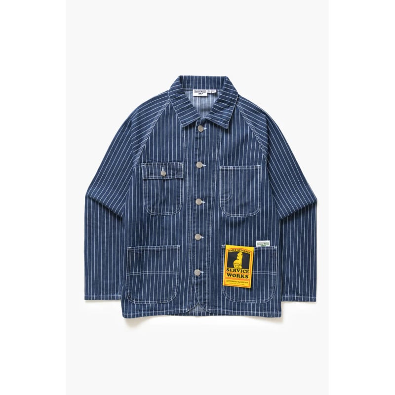 Service Works Pinstripe Denim Coverall 2.0 Indigo – Veste Workwear