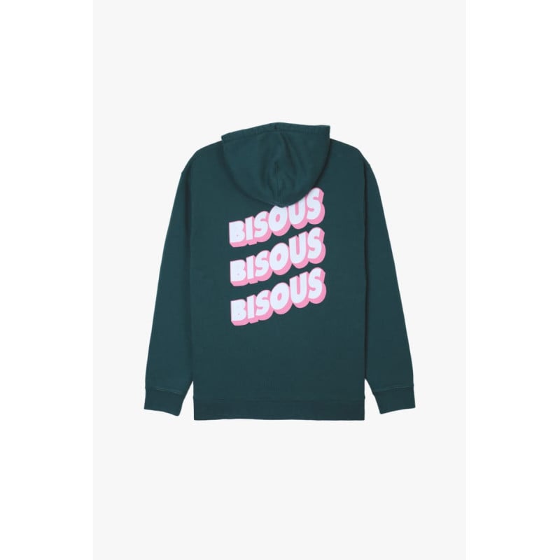 Bisous Skateboards Sonics Hoodie Forest Pink | Sweat à Capuche Unisexe