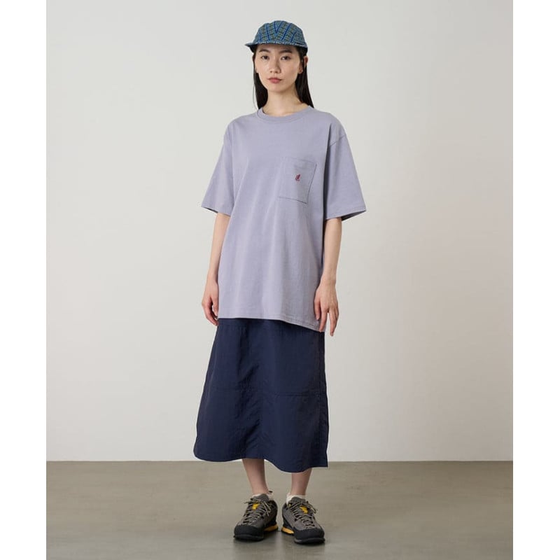 Gramicci One Point Tee Lavender | T-shirt Homme