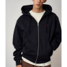 Sweatshirt Gramicci One Point Zip Heather Grey – Sweat Zippé Coton Homme