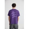 T-shirt Bisous Skateboards Cigarette Violet