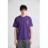 T-shirt Bisous Skateboards Cigarette Violet