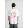 T-shirt Bisous Skateboards Hot Bisous Blood White