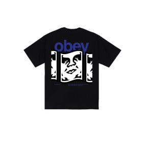 OBEY DISRUPTION TEE BLACK