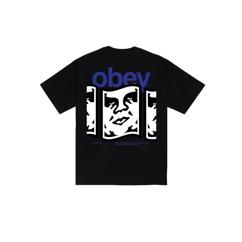OBEY Disruption Tee Black | Art Street & Graphic