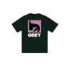 OBEY Quarter Eye Icon Tee Forest Green | Art Street
