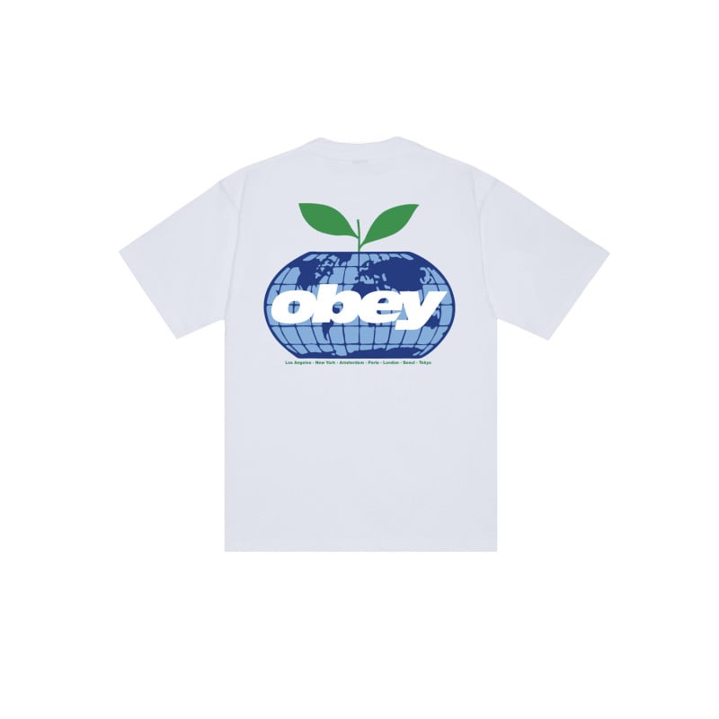 OBEY Intercontinental Tee White | Art Street & Graphic