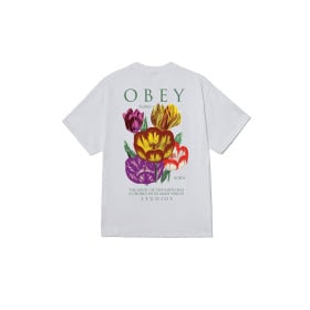 OBEY FLORES ROBUS TEE WHITE