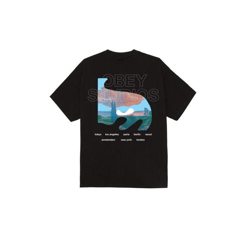 OBEY Pastures Tee Black | Art Street & Graphic