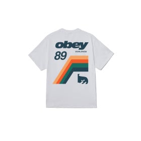 OBEY VHS TEE WHITE