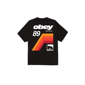 OBEY VHS TEE BLACK