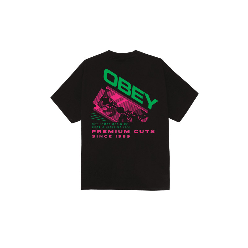 OBEY Razor Tee Black | Art Street & Graphic