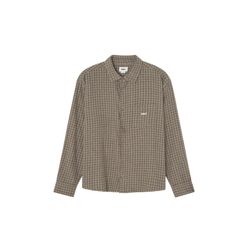 OBEY Bigwig Jack Woven Abbey Stone Multi | Streetwear