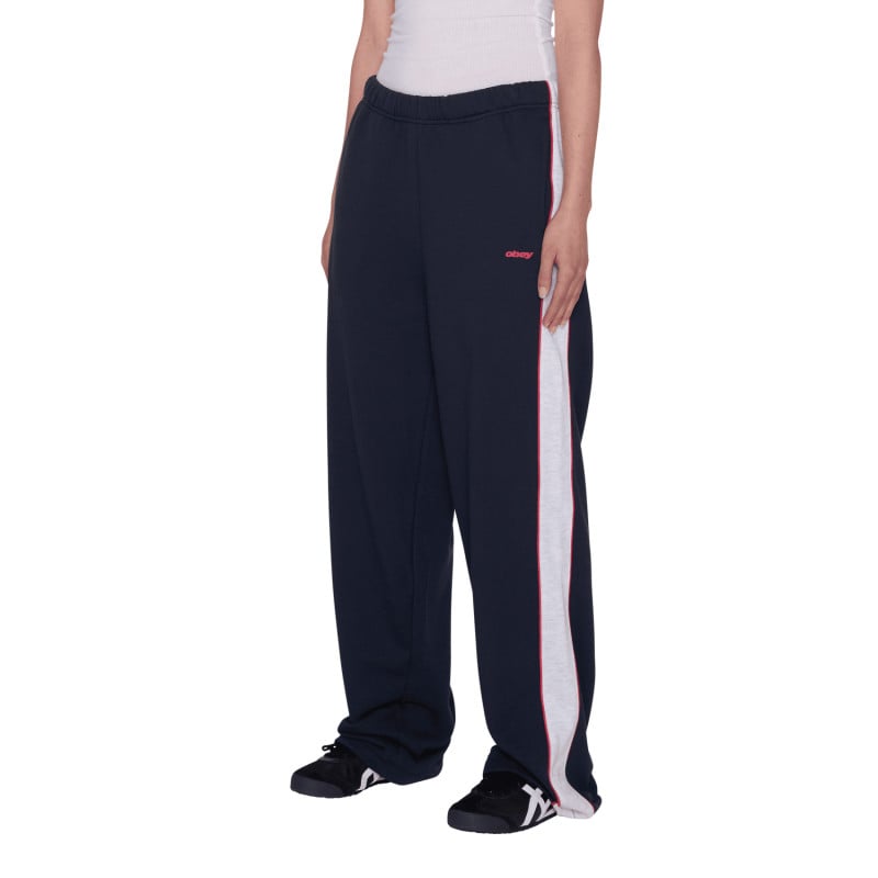 OBEY Zeno Sweatpants Dark Navy Multi Femme | Streetwear