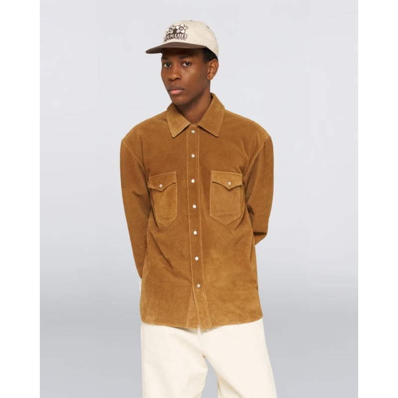 Edwin Western Suede Shirt Brown | Denim & Workwear