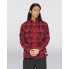 Edwin Work Shirt Red Garment Washed | Workwear Denim