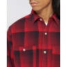 Edwin Work Shirt Red Garment Washed | Workwear Denim