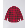 Edwin Work Shirt Red Garment Washed | Workwear Denim