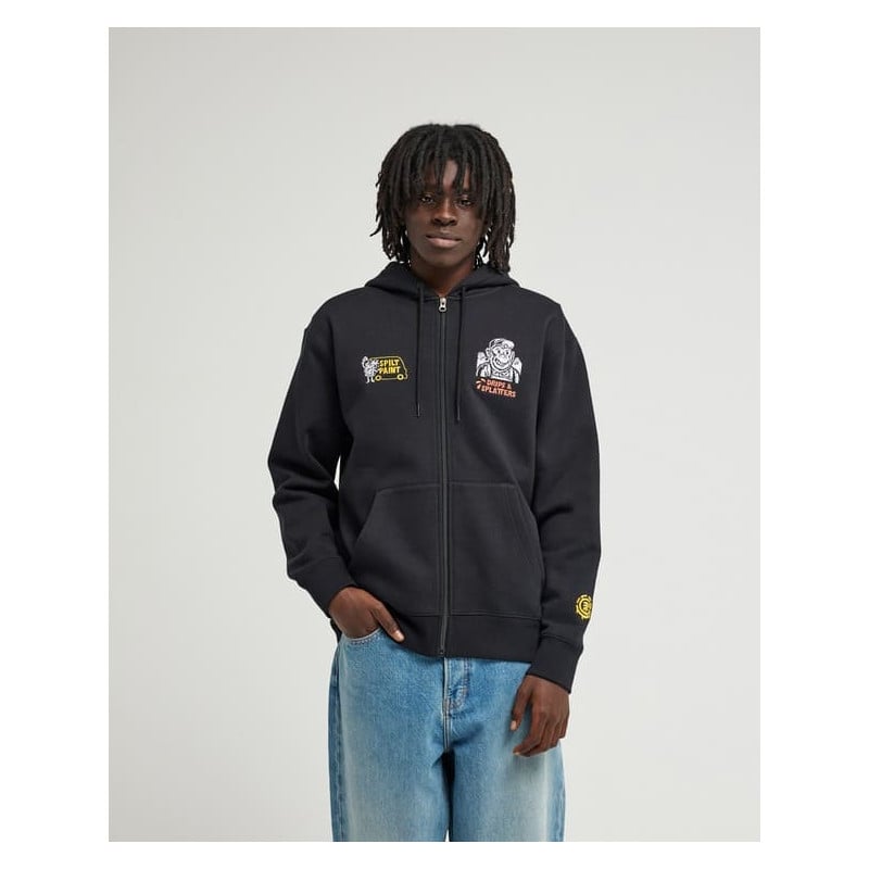 Gilet Zippé Element Timber Monkey Black