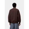 Carhartt WIP Chase Sweat Palisander – Sweat-shirt Homme Logo Brodé