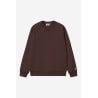 Carhartt WIP Chase Sweat Palisander – Sweat-shirt Homme Logo Brodé