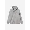 Carhartt WIP Chase Jacket Grey Heather | Sweat Zip à Capuche Homme