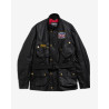Barbour International Union Jack Wax Jacket Black | Heritage Moto