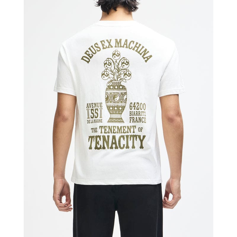 Deus Ex Machina Biarritz Ceramic Tee Vintage White